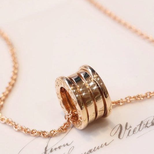 [⭐Hyrra Jewelry]ZERO 1 PINK GOLD NECKLACE