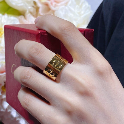 [⭐Hyrra Jewelry]LOVE 11MM LARGE RING
