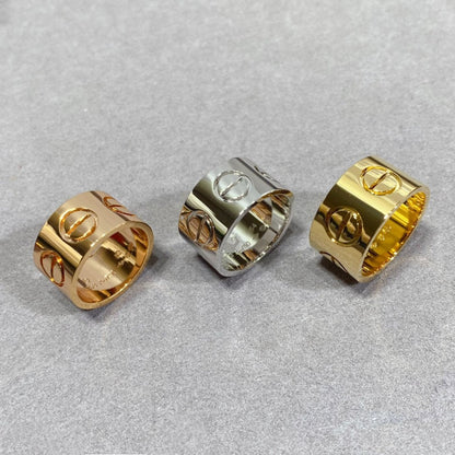 [⭐Hyrra Jewelry]LOVE 11MM LARGE RING
