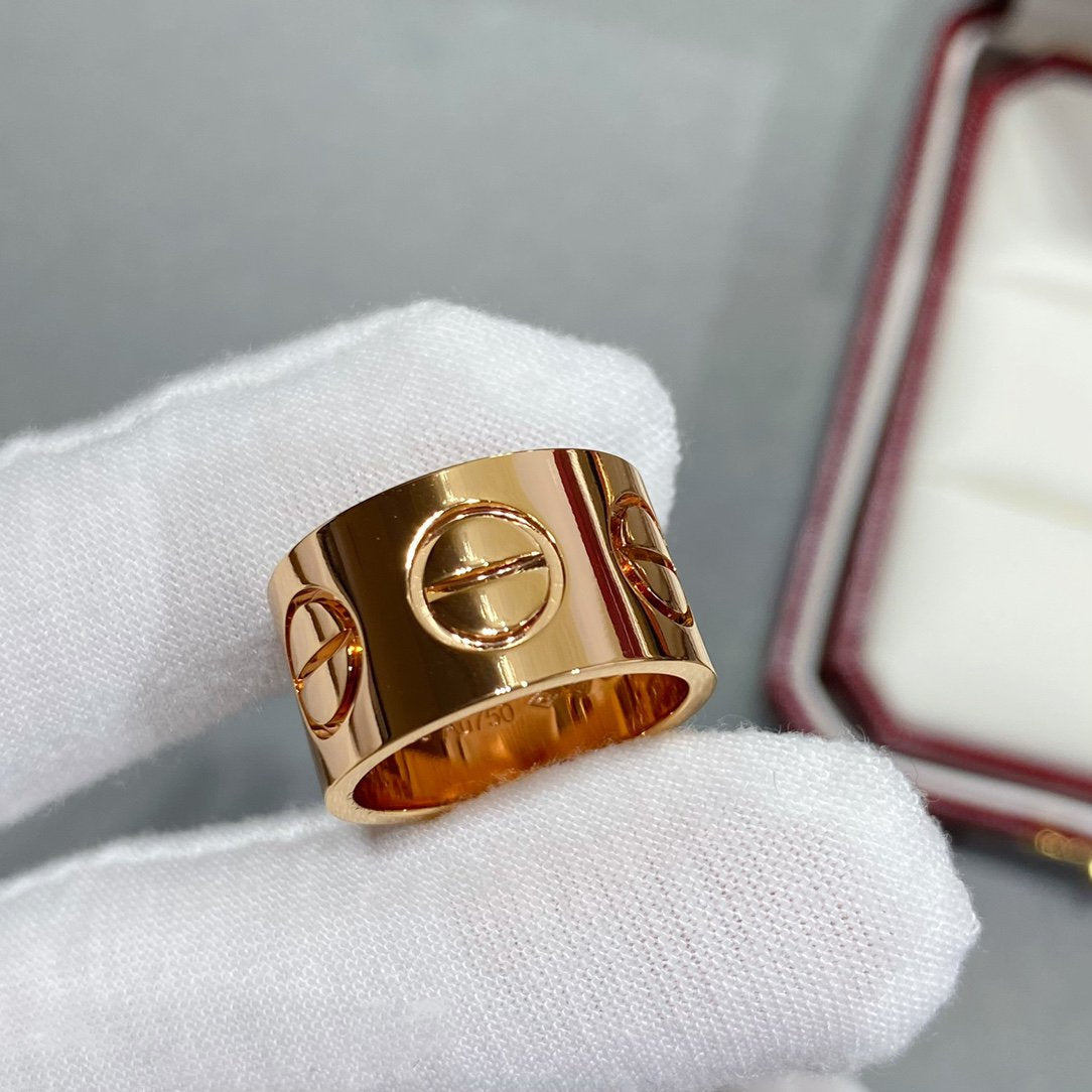 [⭐Hyrra Jewelry]LOVE 11MM LARGE RING
