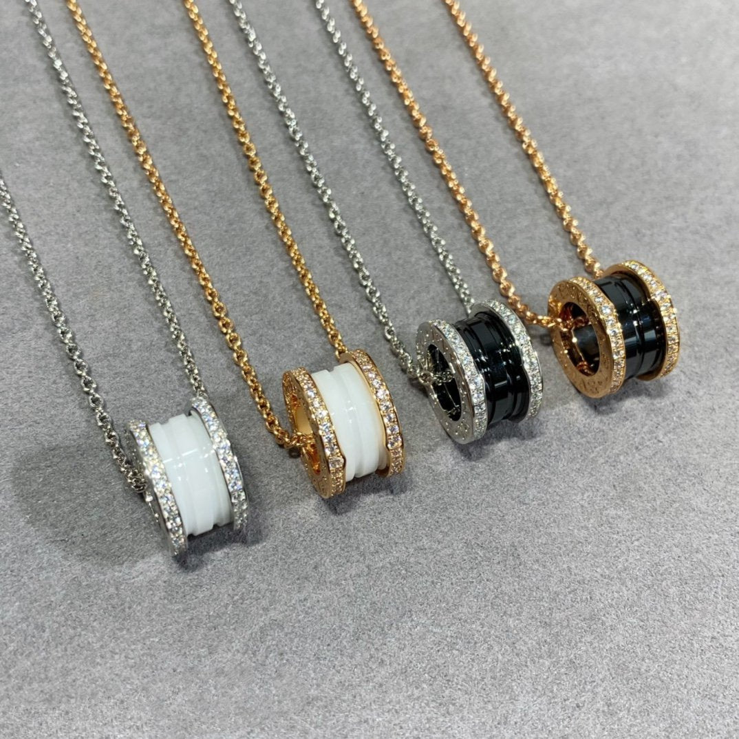 [⭐Hyrra Jewelry]ZERO 1 DIAMOND CERAMIC NECKLACE
