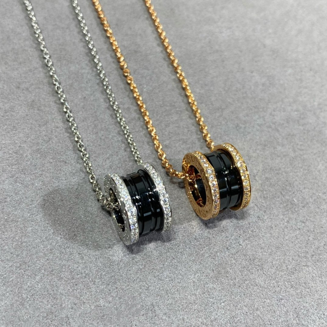 [⭐Hyrra Jewelry]ZERO 1 DIAMOND CERAMIC NECKLACE