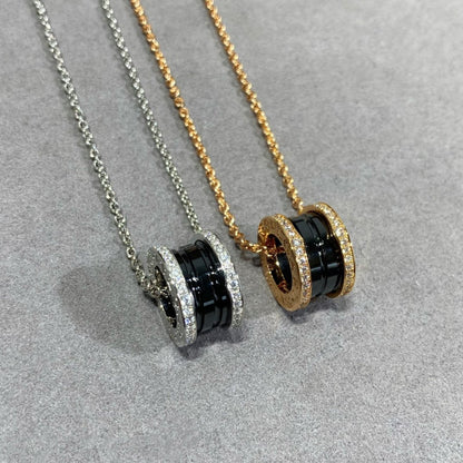 [⭐Hyrra Jewelry]ZERO 1 DIAMOND CERAMIC NECKLACE