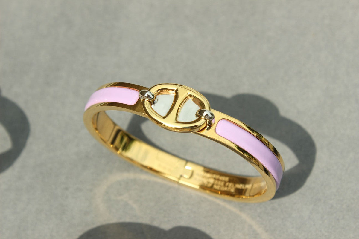 [⭐Hyrra Jewelry]CLIC CHAINE GOLD BRACELET