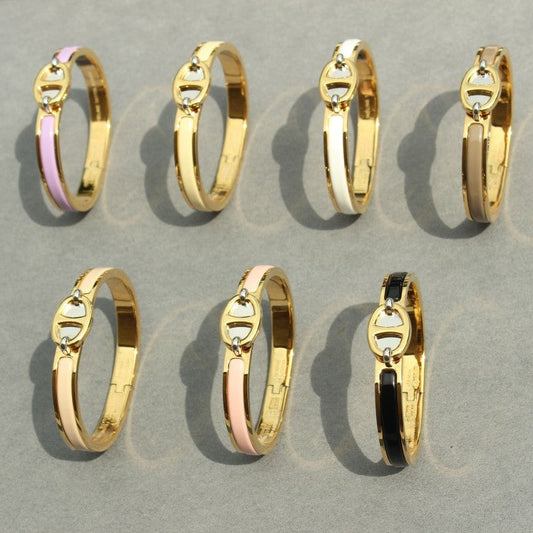 [⭐Hyrra Jewelry]CLIC CHAINE GOLD BRACELET