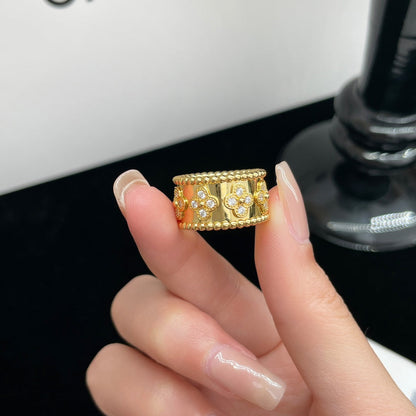 [⭐Hyrra Jewelry]PERLEE DIAMOND LARGE RING