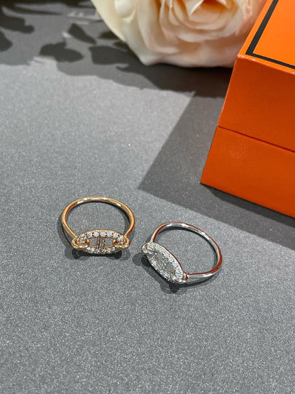 [⭐Hyrra Jewelry]RONDE SMALL DIAMOND RING
