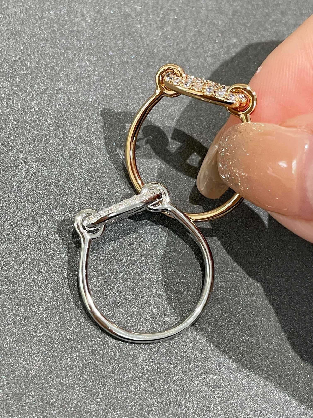 [⭐Hyrra Jewelry]RONDE SMALL DIAMOND RING