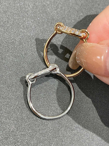 [⭐Hyrra Jewelry]RONDE SMALL DIAMOND RING