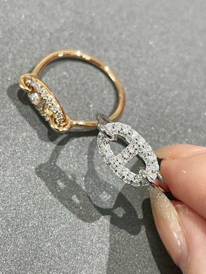 [⭐Hyrra Jewelry]RONDE SMALL DIAMOND RING