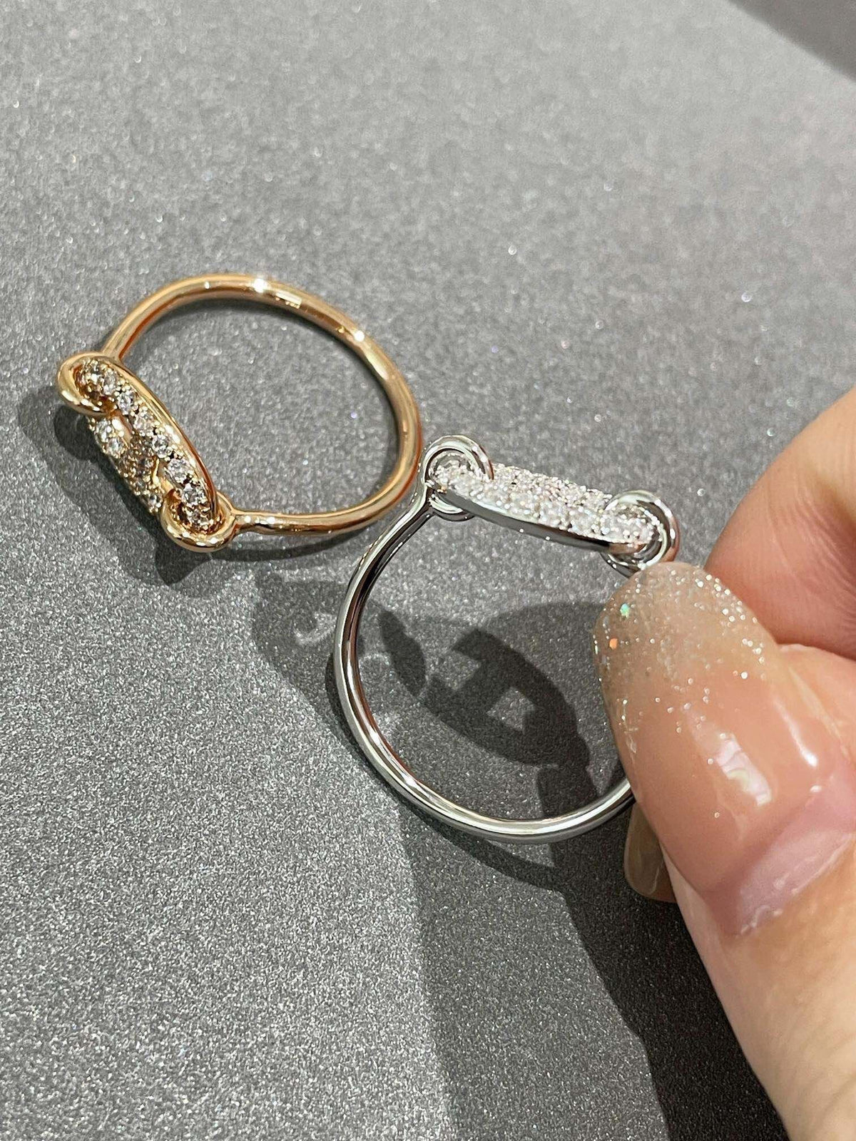 [⭐Hyrra Jewelry]RONDE SMALL DIAMOND RING