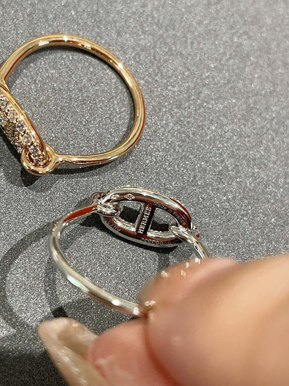 [⭐Hyrra Jewelry]RONDE SMALL DIAMOND RING