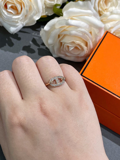 [⭐Hyrra Jewelry]RONDE SMALL DIAMOND RING