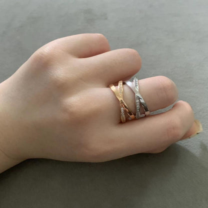 [Hyrra Jewelry]ATLAS X DIAMOND RING