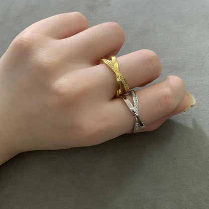 [Hyrra Jewelry]ATLAS X DIAMOND RING