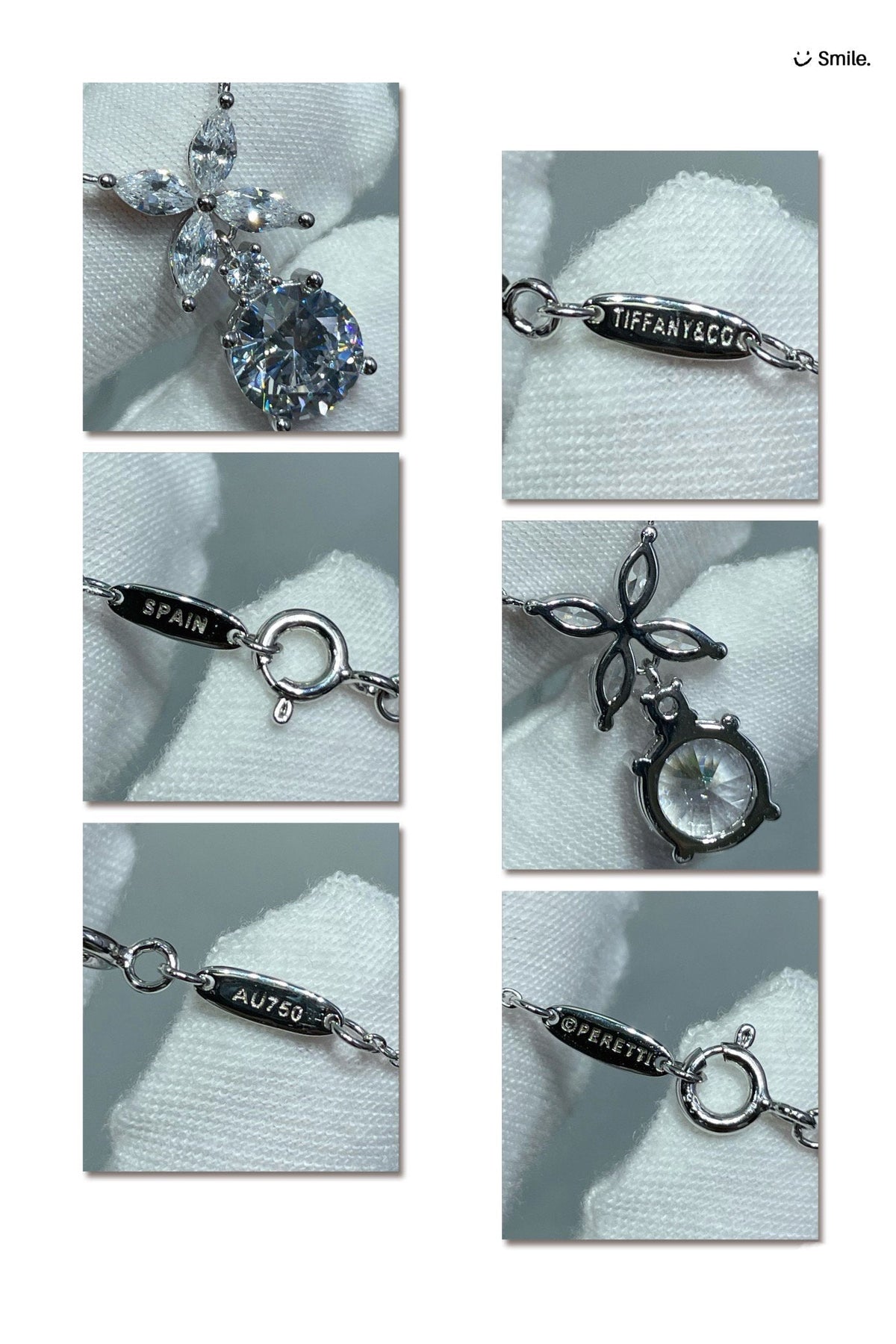 [Hyrra Jewelry]VICTORIA PENDANT SILVER DIAMOND NECKLACE
