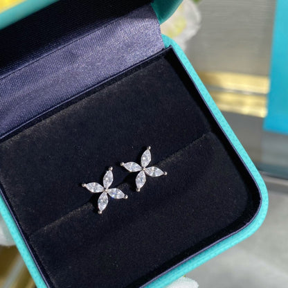 [Hyrra Jewelry]VICTORIA SILVER DIAMOND STUD MINI EARRINGS