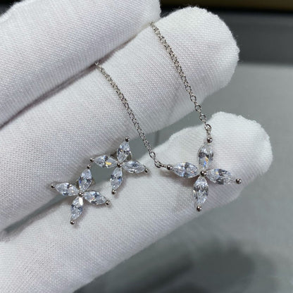 [Hyrra Jewelry]VICTORIA SILVER DIAMOND STUD MINI EARRINGS