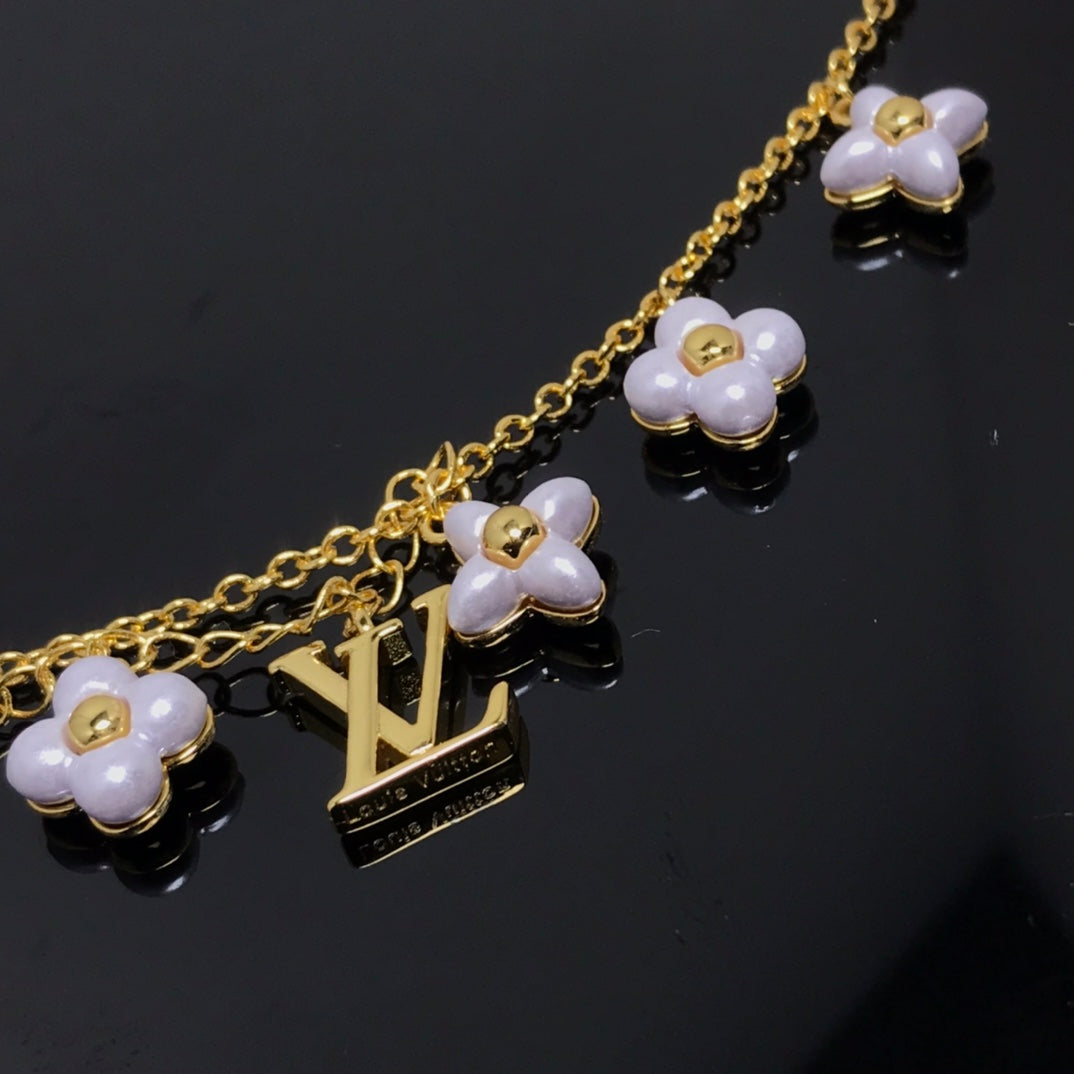 [⭐Hyrra Jewelry]LOGO 6 MOTIF STAR AND SUN GOLD BRACELET