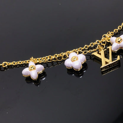 [⭐Hyrra Jewelry]LOGO 6 MOTIF STAR AND SUN GOLD BRACELET