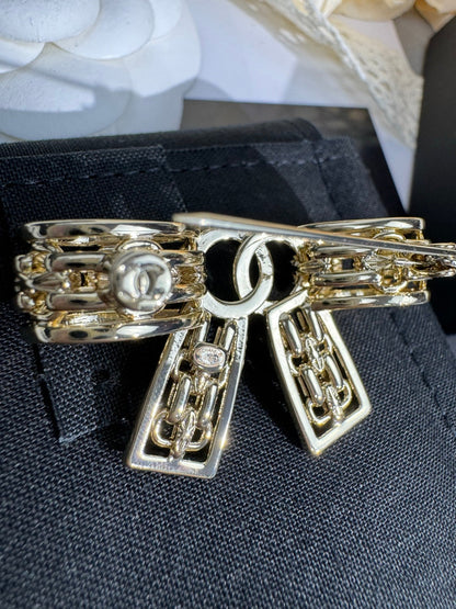 [⭐Hyrra Jewelry]25K Hollow Bow Brooch