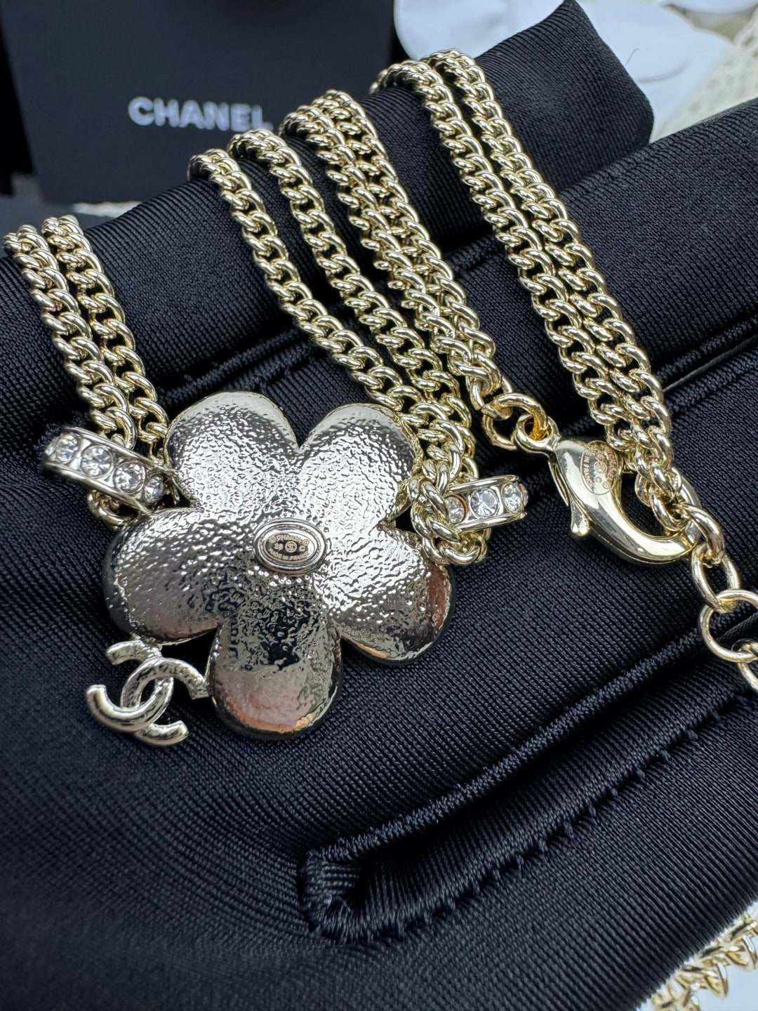 [⭐Hyrra Jewelry]New Blue Floral Double-Layer Necklace