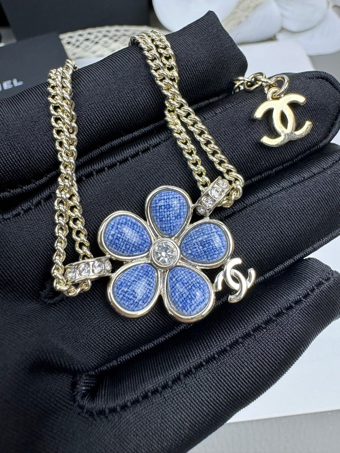 [⭐Hyrra Jewelry]VOLTE New Blue Floral Double-Layer Bracelet