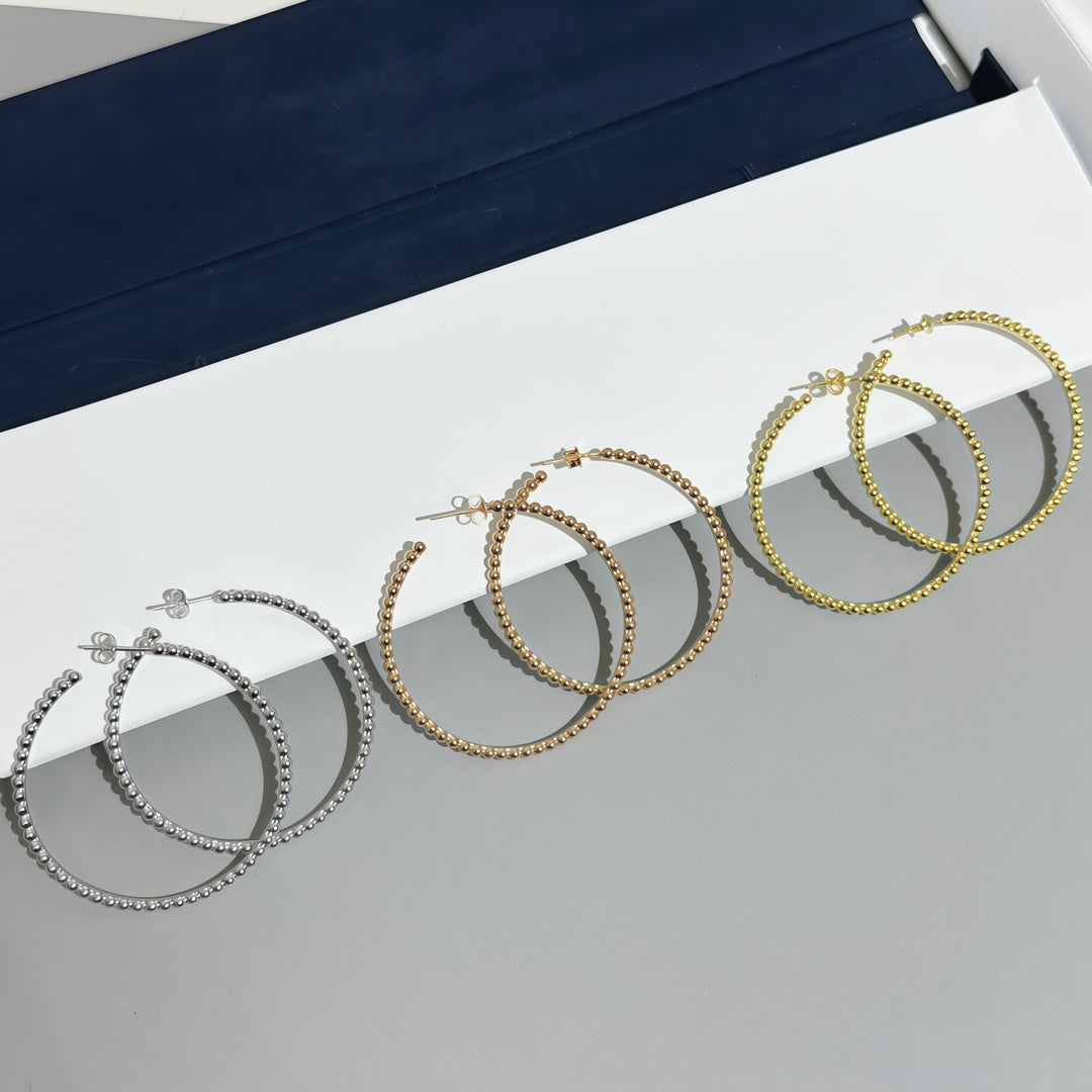 [⭐Hyrra Jewelry]SMOOTH BEAD STUD EARRINGS
