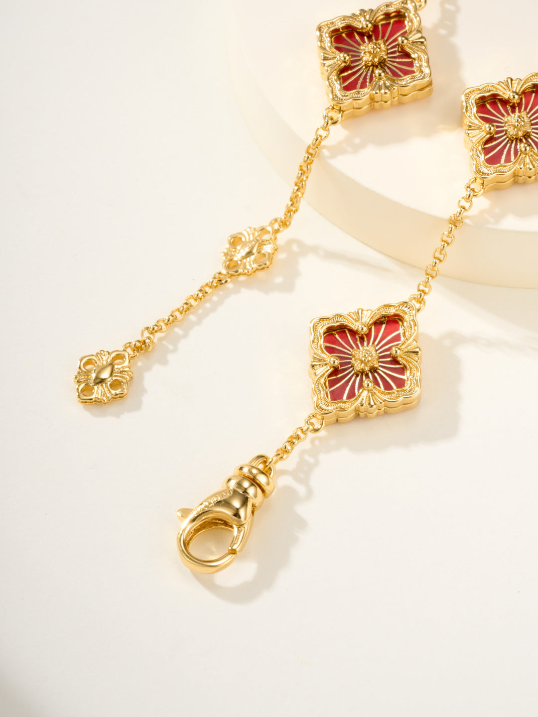 [⭐Hyrra Jewelry]B.C.L ENAMELED Five-Flower Bracelet（Various Colors)