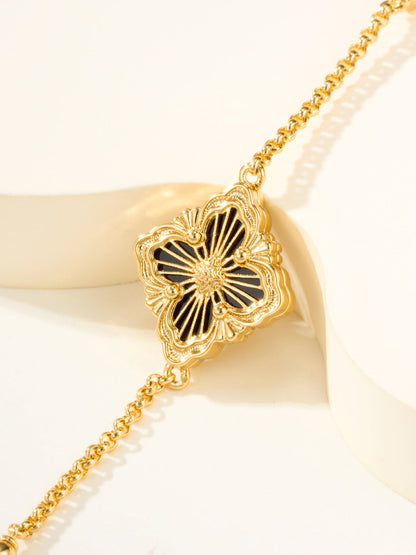 [⭐Hyrra Jewelry]B.C.L ENAMELED One-Flower Bracelet（Various Colors)