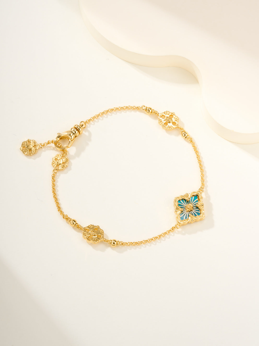 [⭐Hyrra Jewelry]B.C.L ENAMELED One-Flower Bracelet（Various Colors)