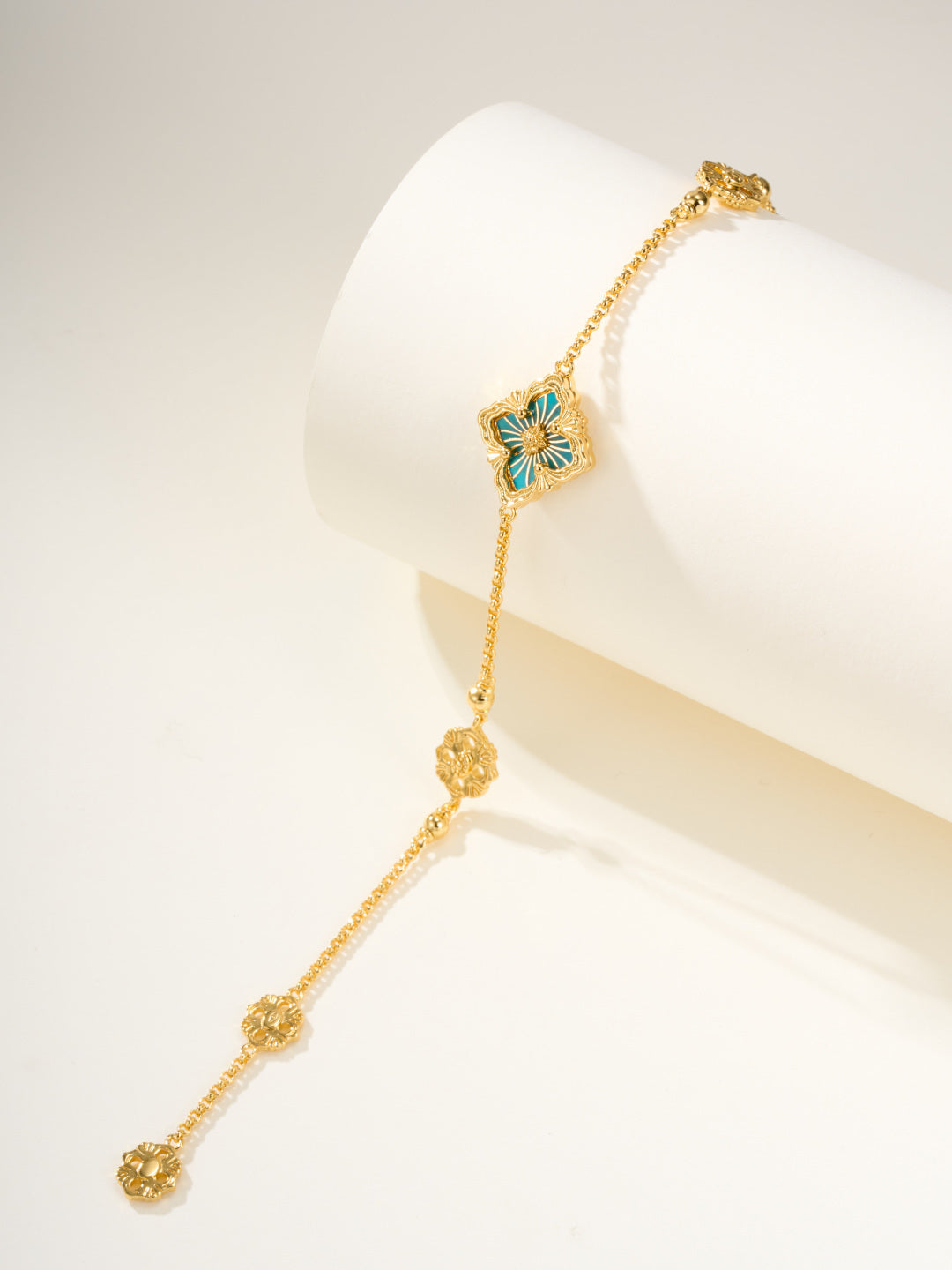 [⭐Hyrra Jewelry]B.C.L ENAMELED One-Flower Bracelet（Various Colors)