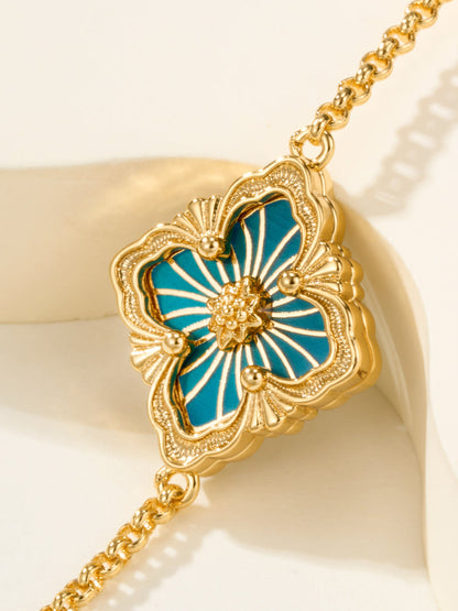 [⭐Hyrra Jewelry]B.C.L ENAMELED One-Flower Bracelet（Various Colors)