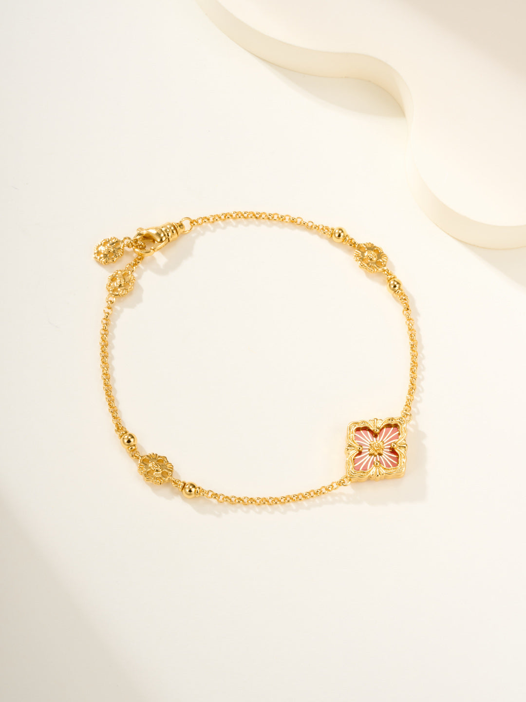 [⭐Hyrra Jewelry]B.C.L ENAMELED One-Flower Bracelet（Various Colors)