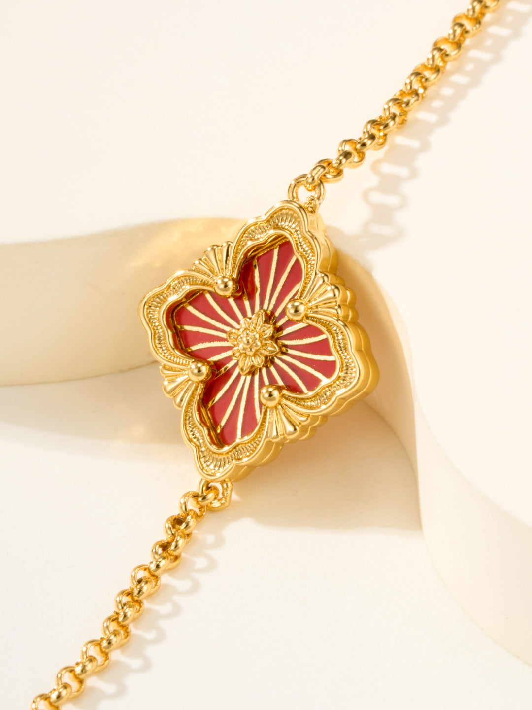 [⭐Hyrra Jewelry]B.C.L ENAMELED One-Flower Bracelet（Various Colors)