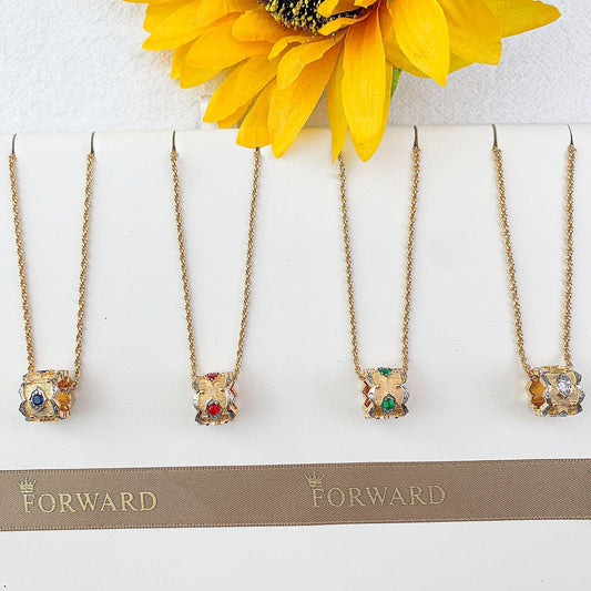 [⭐Hyrra Jewelry] B.C.L “Little Waist” Enamel  NECKLACE（Various colors