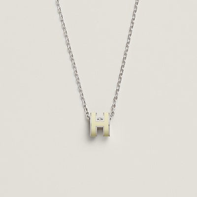 [⭐Hyrra Jewelry]HM CLIC YELLOW ENAMEL GOLD NECKLACE
