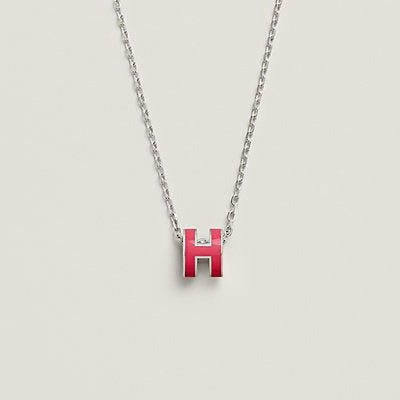 [⭐Hyrra Jewelry]H NECKLACE PINK