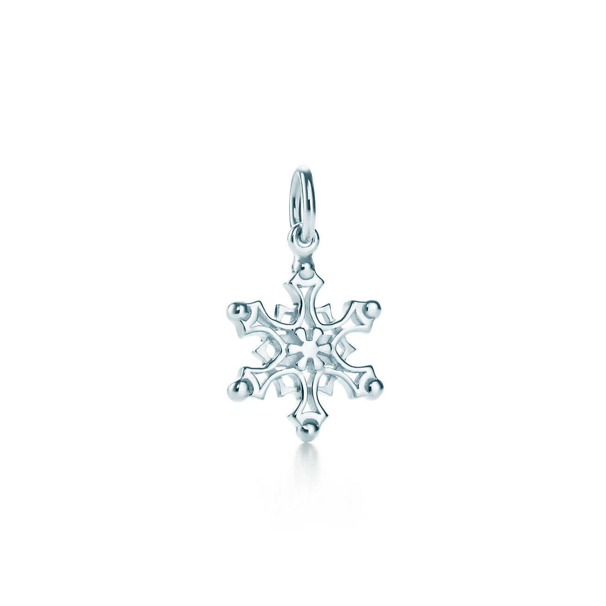 [Hyrra Jewelry]STERLING SILVER SNOWFLAKE PENDANT NECKLACE