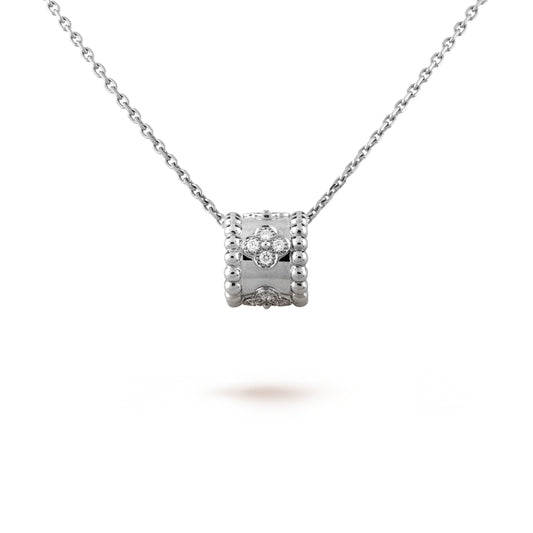 [⭐Hyrra Jewelry]PERLEE PEDANT SIVLER DIAMOND NECKLACE