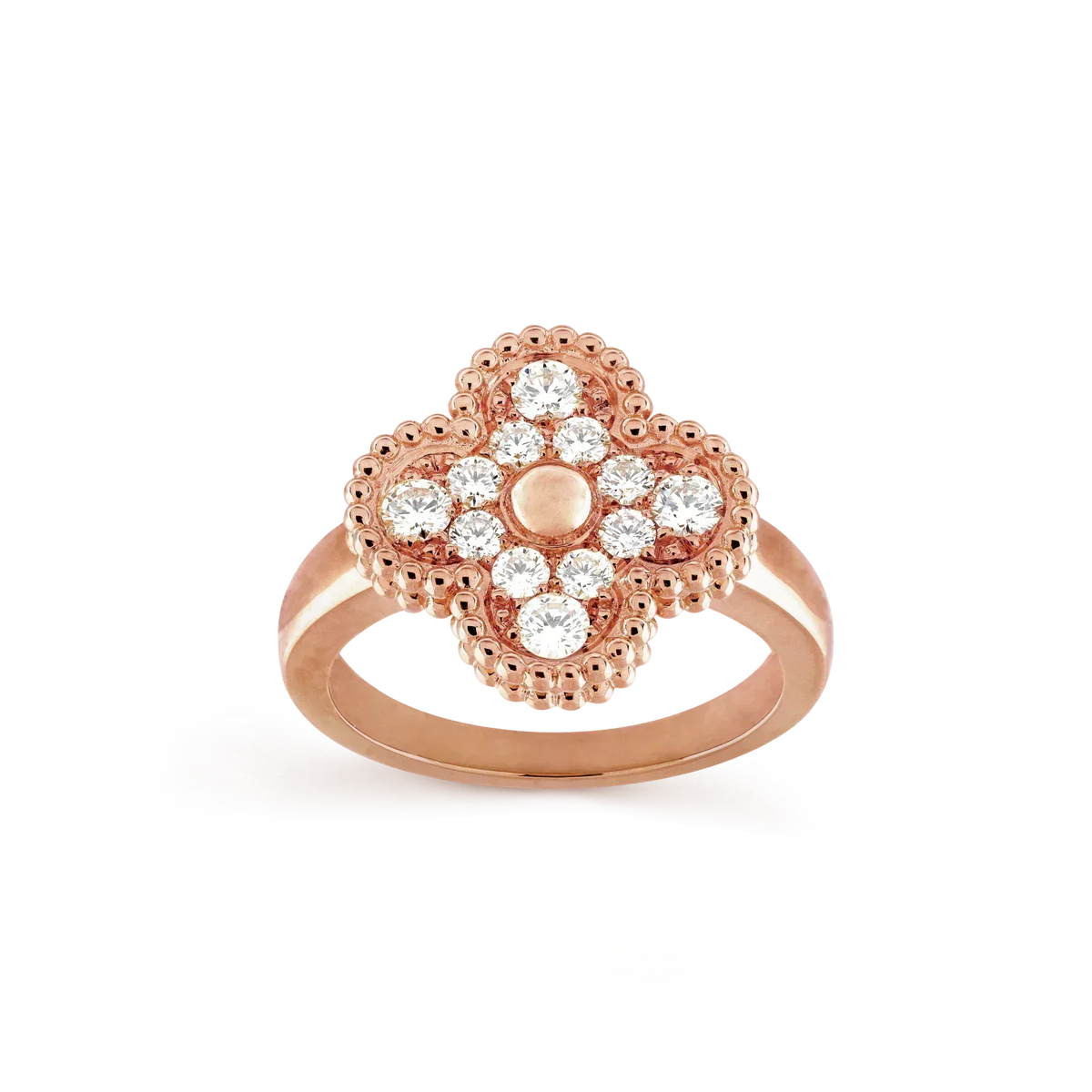 [⭐Hyrra Jewelry]CLOVER DIAMOND RING