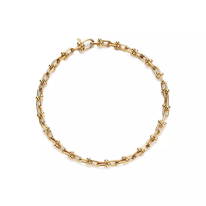 [Hyrra Jewelry]HARDWEAR MICRO LINK 44 MOTIF GOLD BRACELET