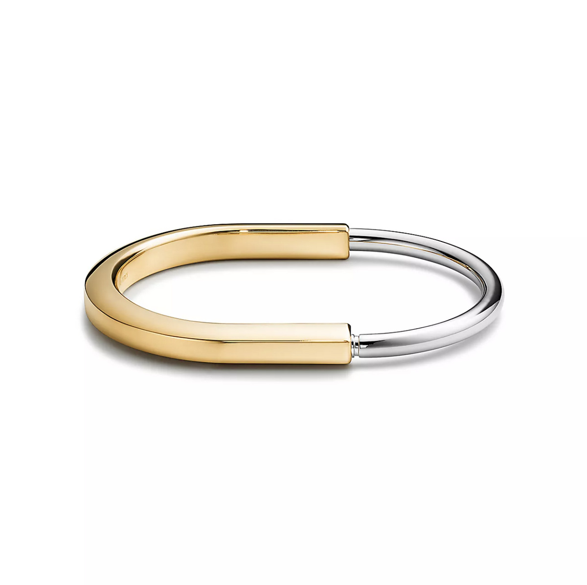 [Hyrra Jewelry]LOCK BRACELET YELLOW AND WHITE GOLD