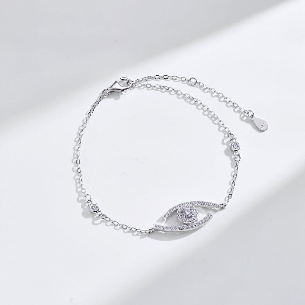 [⭐Hyrra Jewelry]Demo Eye Pave-Set Diamond Bracelet