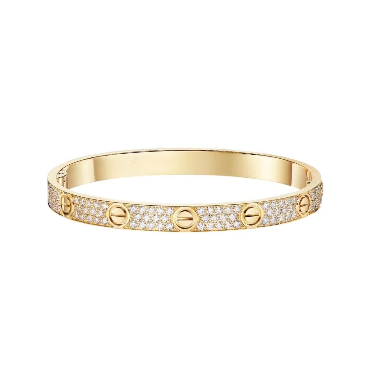 [⭐Hyrra Jewelry]LOVE BRACELET 6.1MM DIAMOND-PAVED