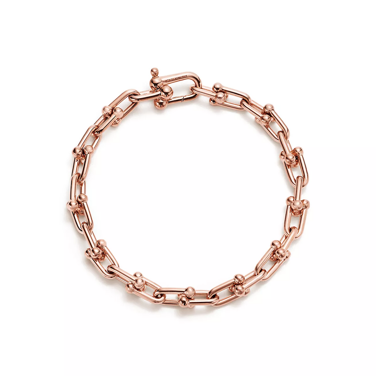 [Hyrra Jewelry]HARDWEAR SMALL LINK 26 MOTIF PINK GOLD BRACELET