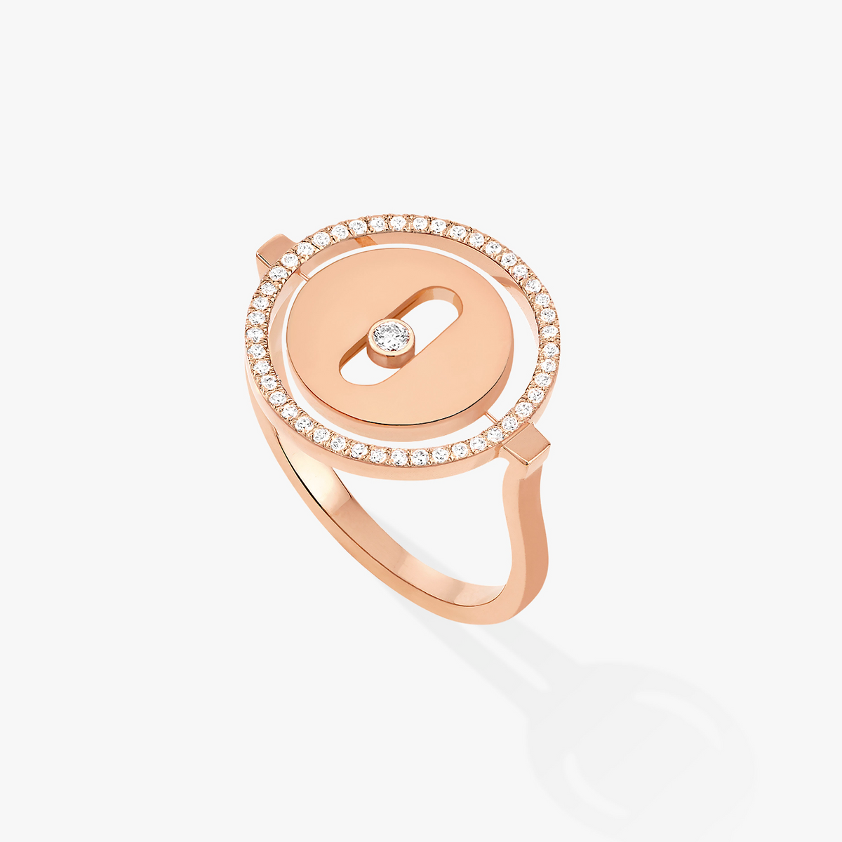 [⭐Hyrra Jewelry]Demo MOVE PINK GOLD DIAMOND RING