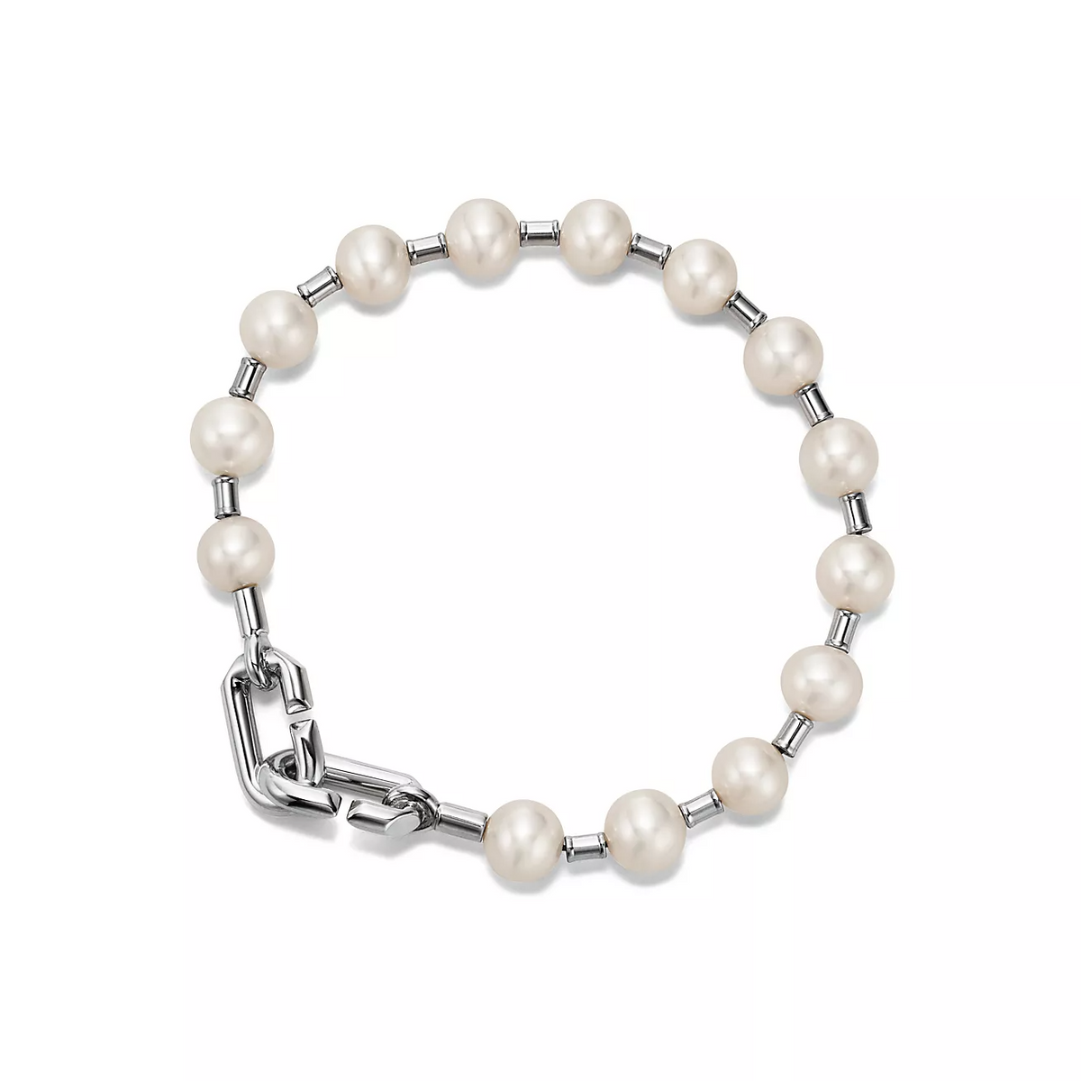 [Hyrra Jewelry]PEARL 7-8MM SILVER BRACELET