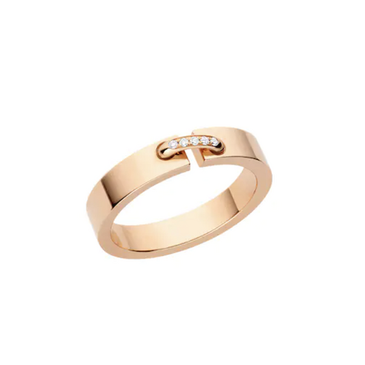[⭐Hyrra Jewelry]ALLIANCE LIENS VIDENCE DIAMOND 4MM RING
