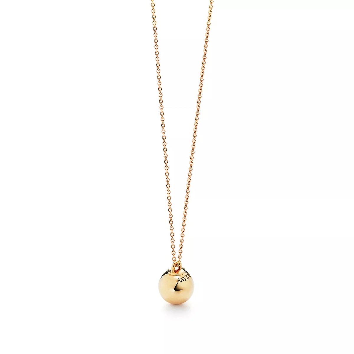 [Hyrra Jewelry]BALL PENDANT 12.75MM NECKLACE